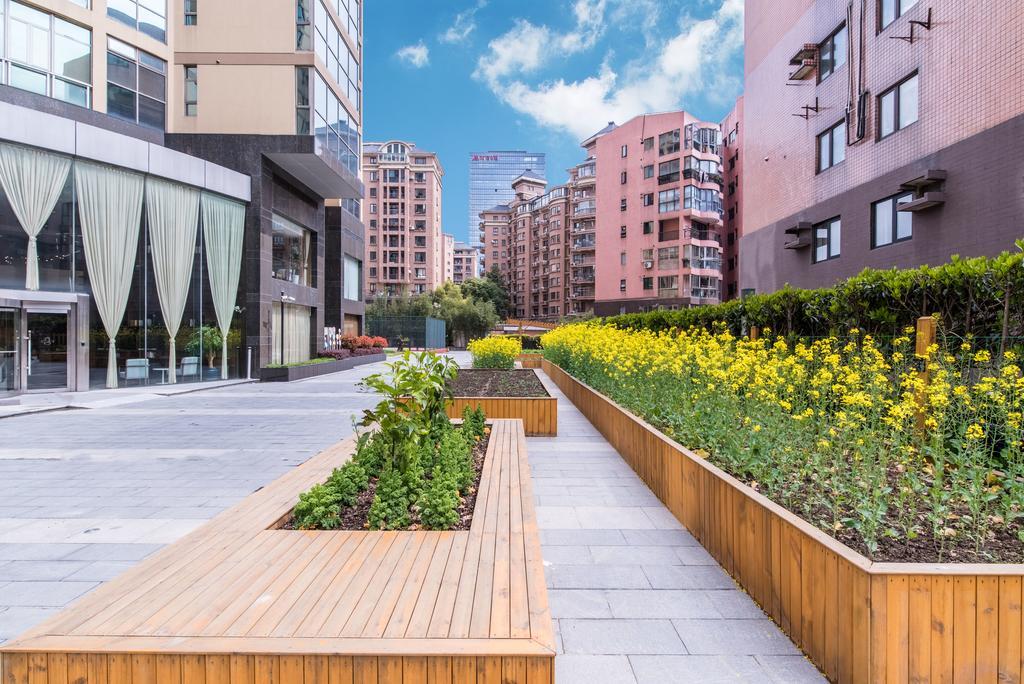 Green Court Residence Jinqiao Diamond Shanghái Exterior foto
