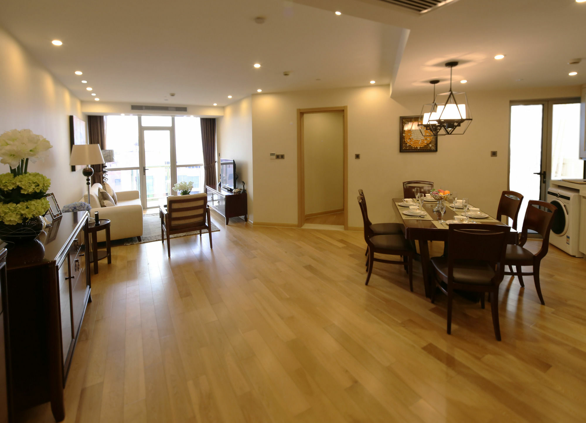 Green Court Residence Jinqiao Diamond Shanghái Exterior foto