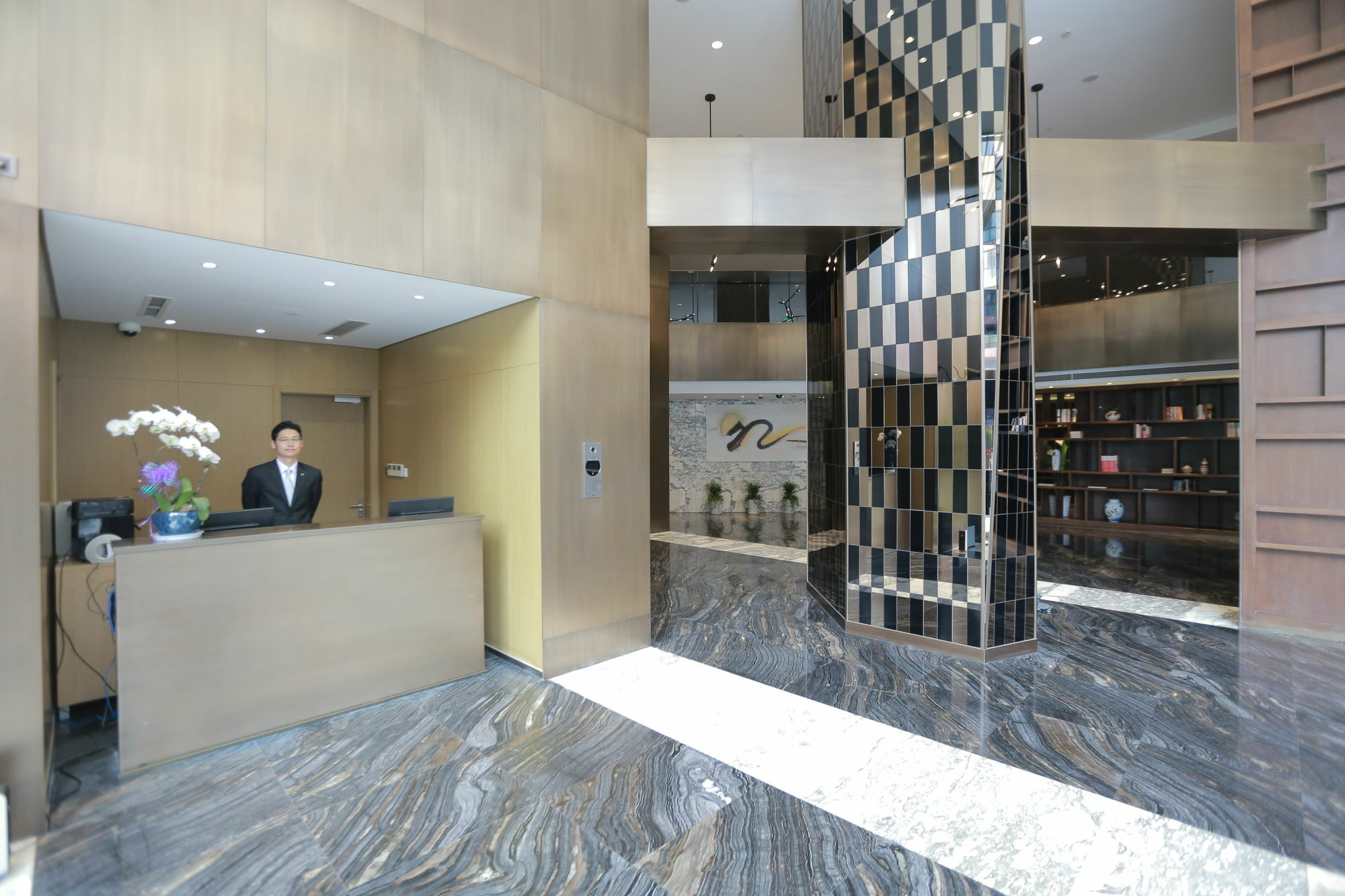 Green Court Residence Jinqiao Diamond Shanghái Exterior foto